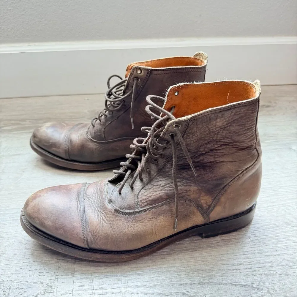 Frye Men Bowery Bal Laced Up Shoes (11D) Brown 3480529